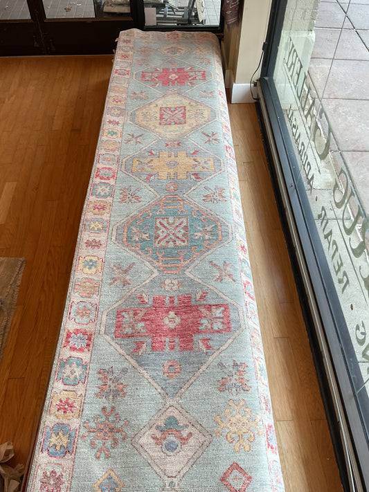 Afghan Oushak - 2.11x11.8 - 12479