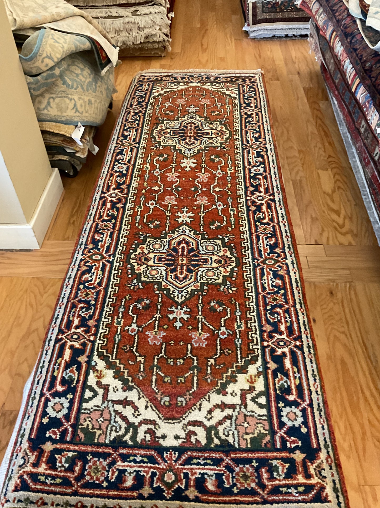 Indian Heriz - 2.7x8.0 - 56-3406