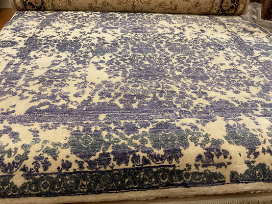 Indian Modern W/art silk - 8.1x10.0 - 286705