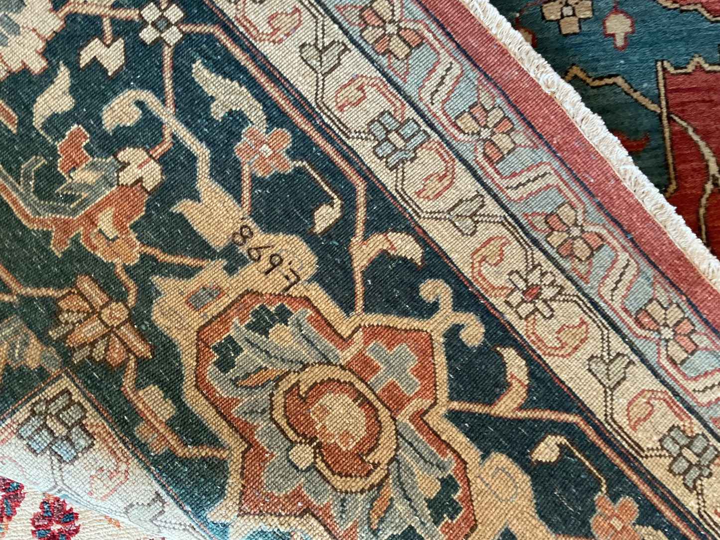 Indian Heriz Serapi - 10.0x13.9 - 33387