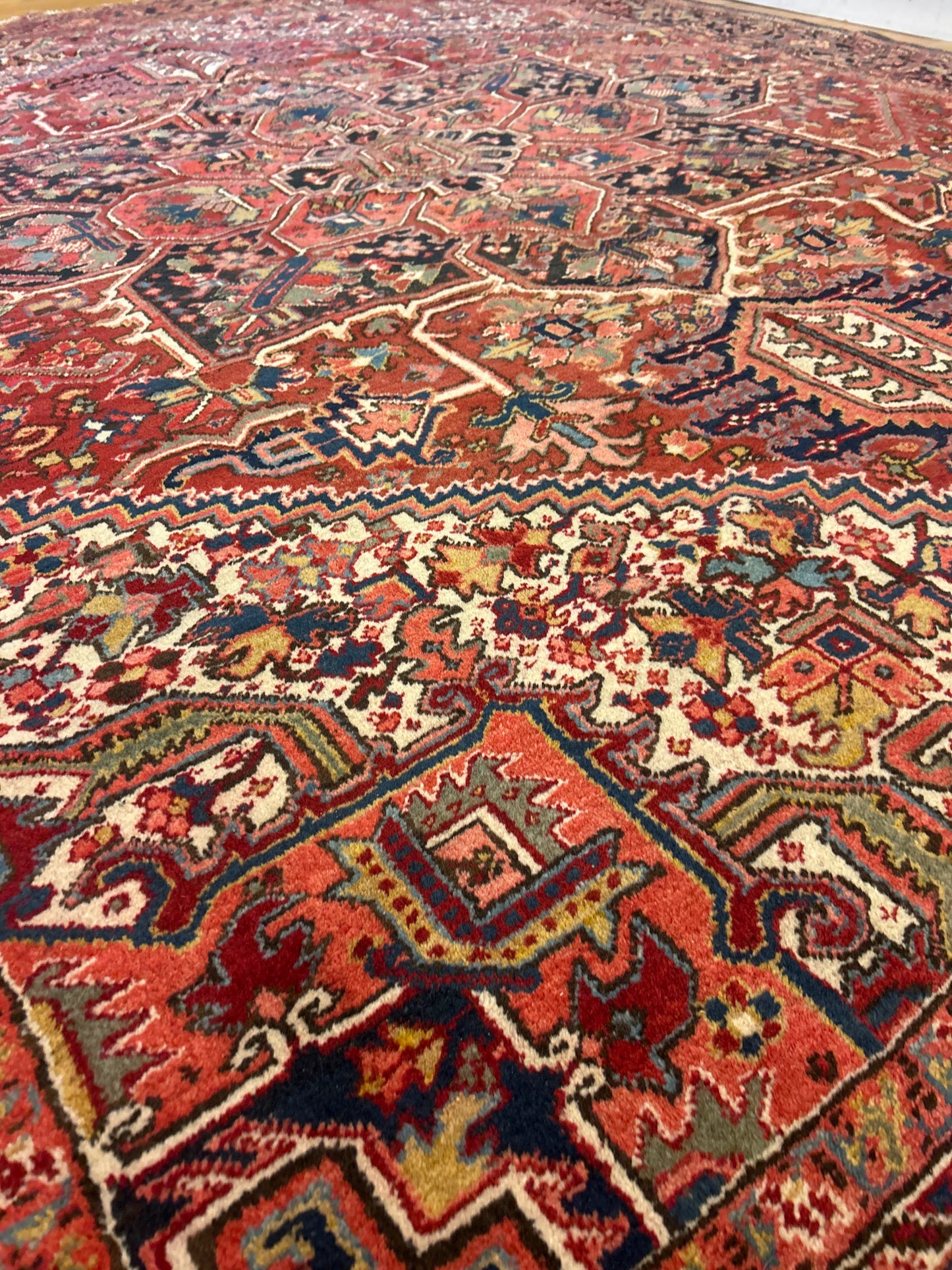 Persian Heriz - 9.10x12.2 - 011694