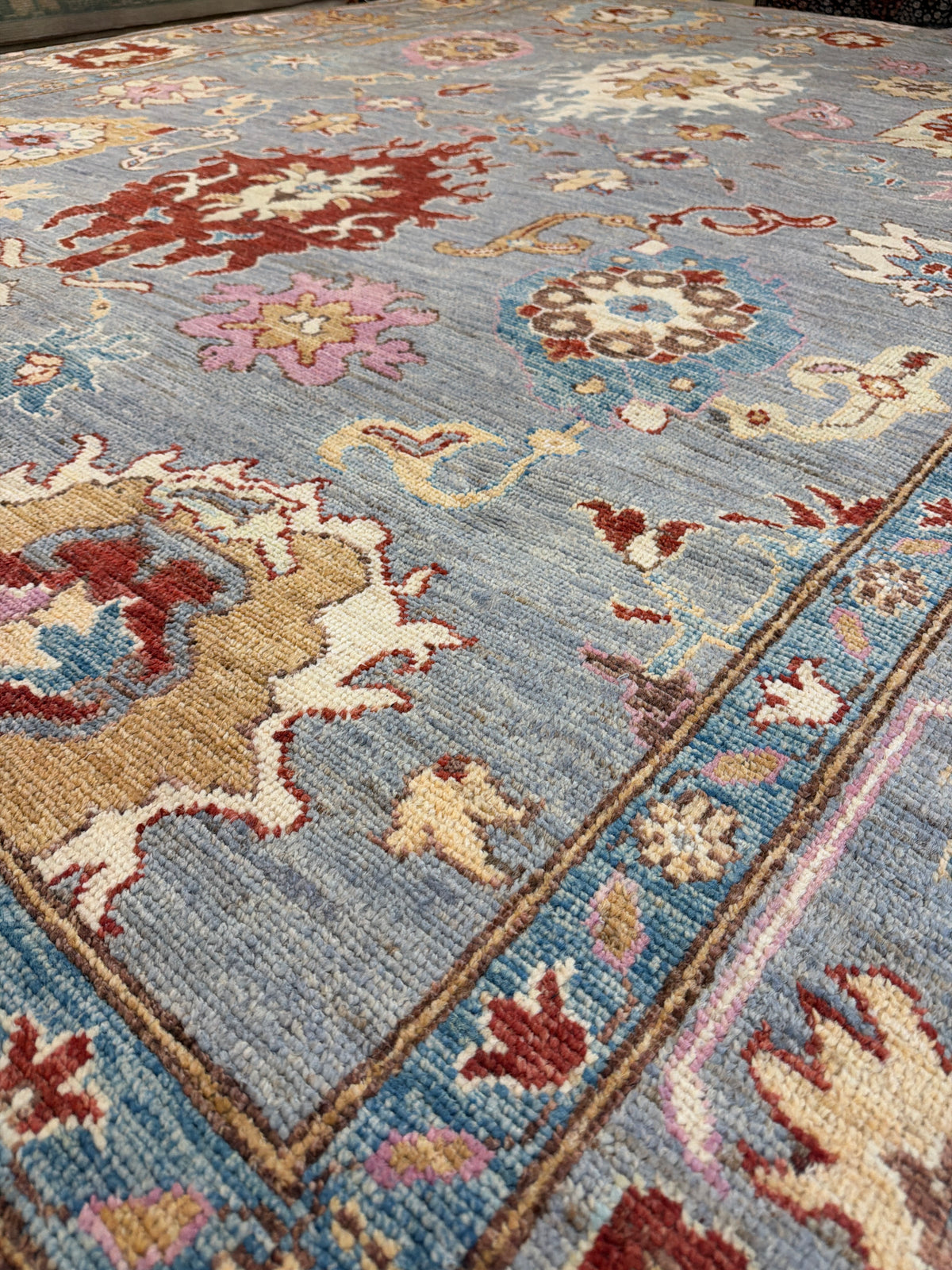 Afghan Oushak - 8.11x11.10 - 7296