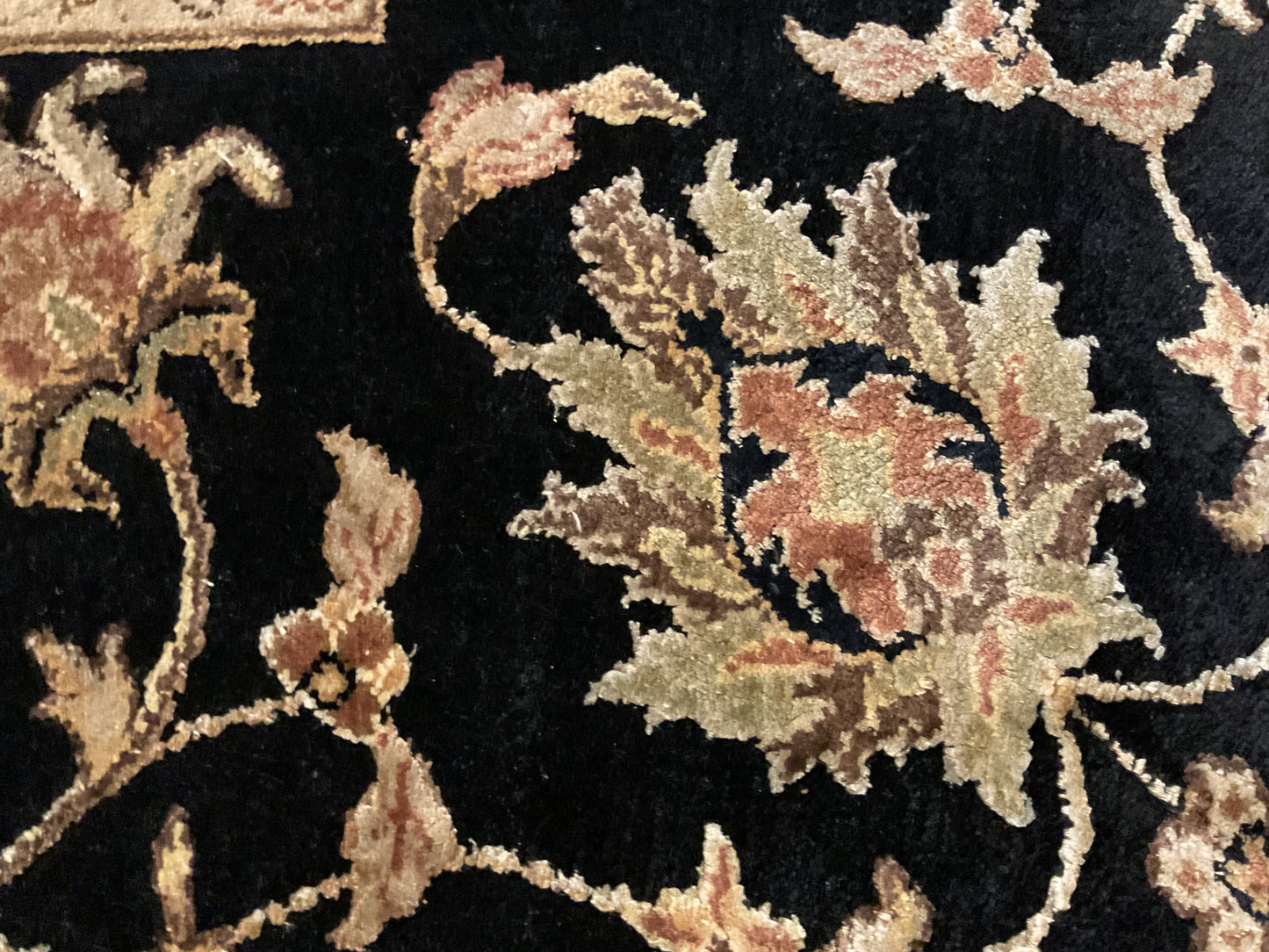 Indian Agra Jaipur W/silk - 7.11x9.10 - P6037