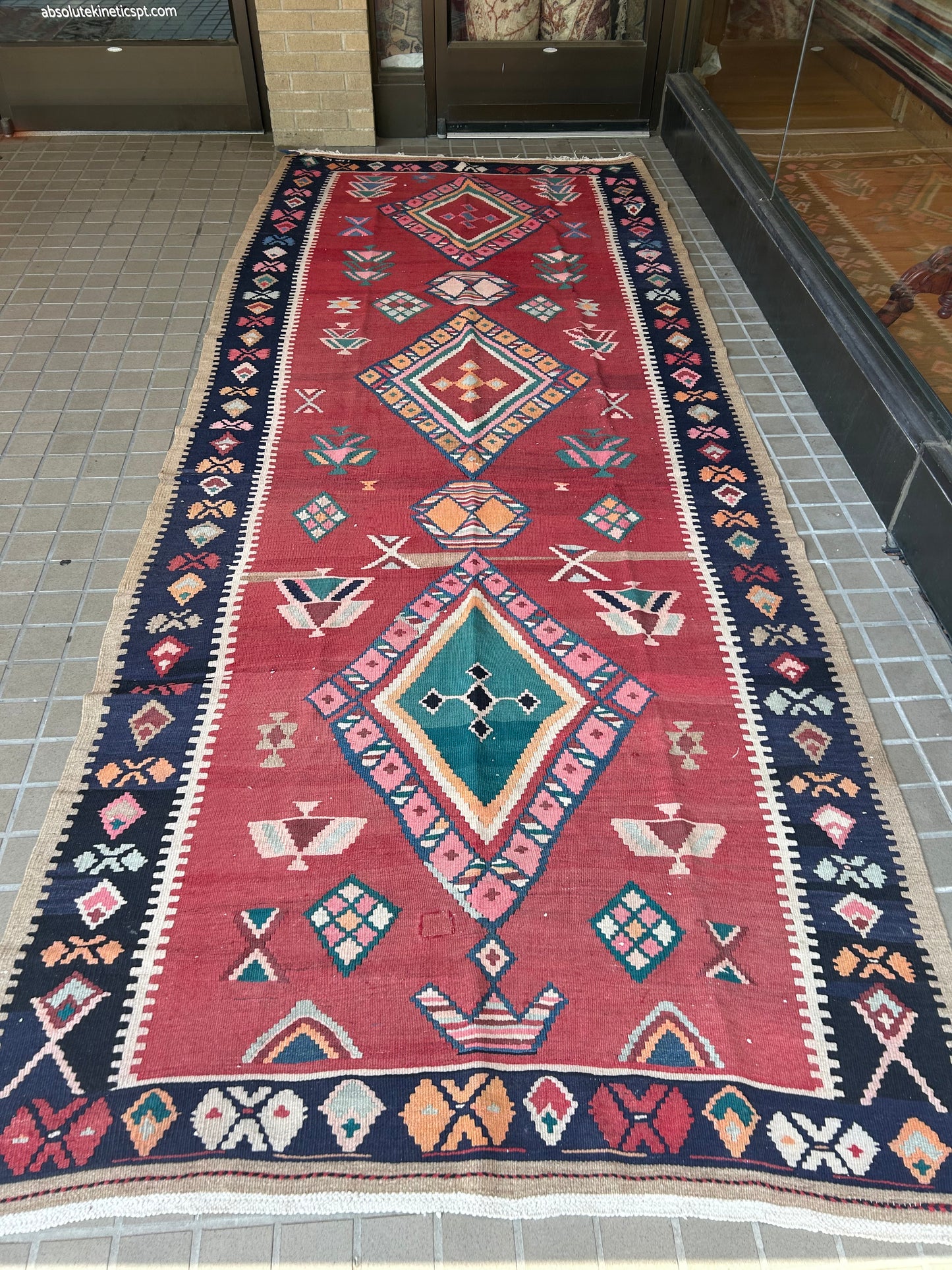 Bessarabian Kilim - 5.0x12.7 - 147063