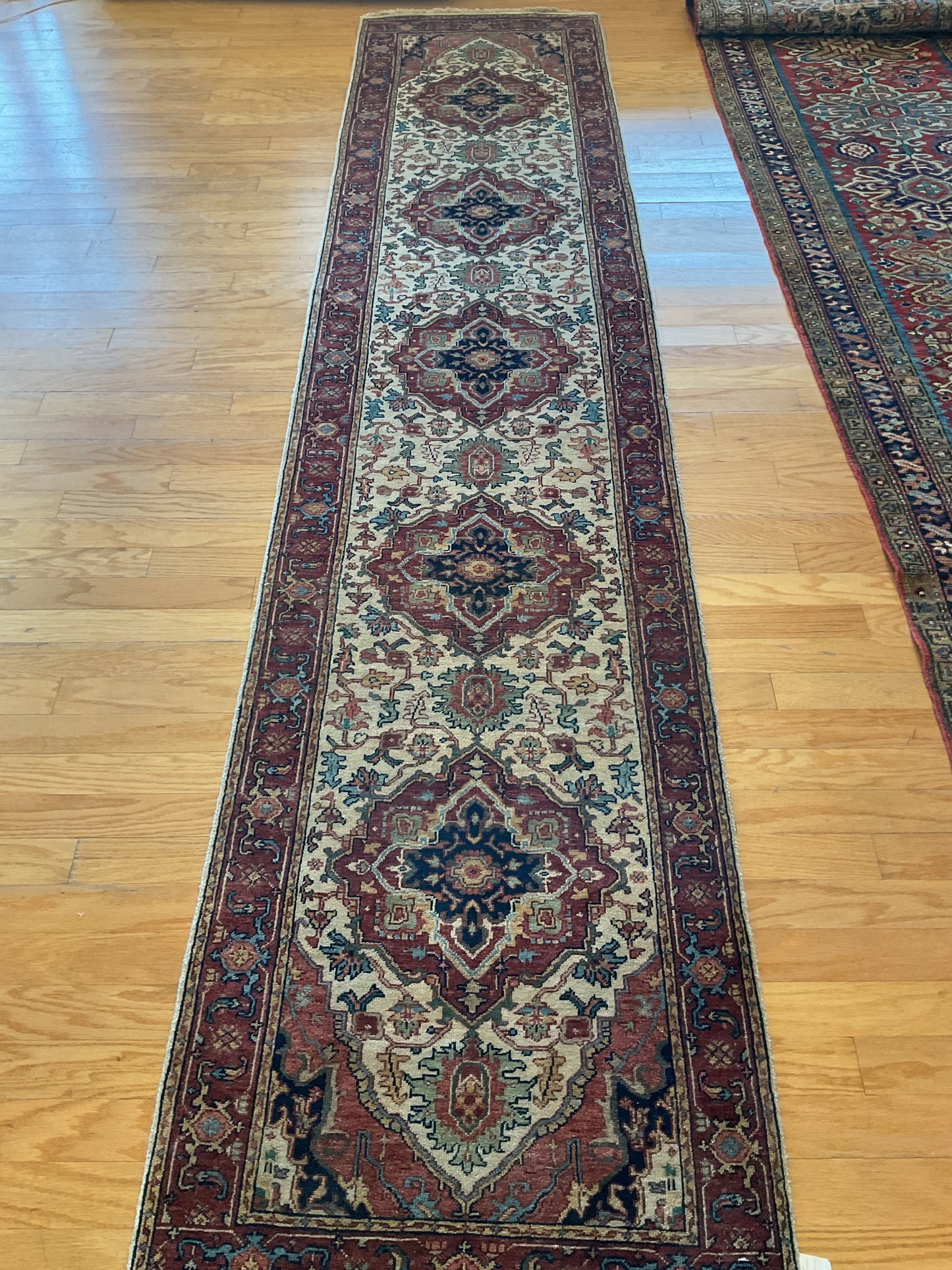 Indian Heriz Serapi - 2.7x11.10 - 40514