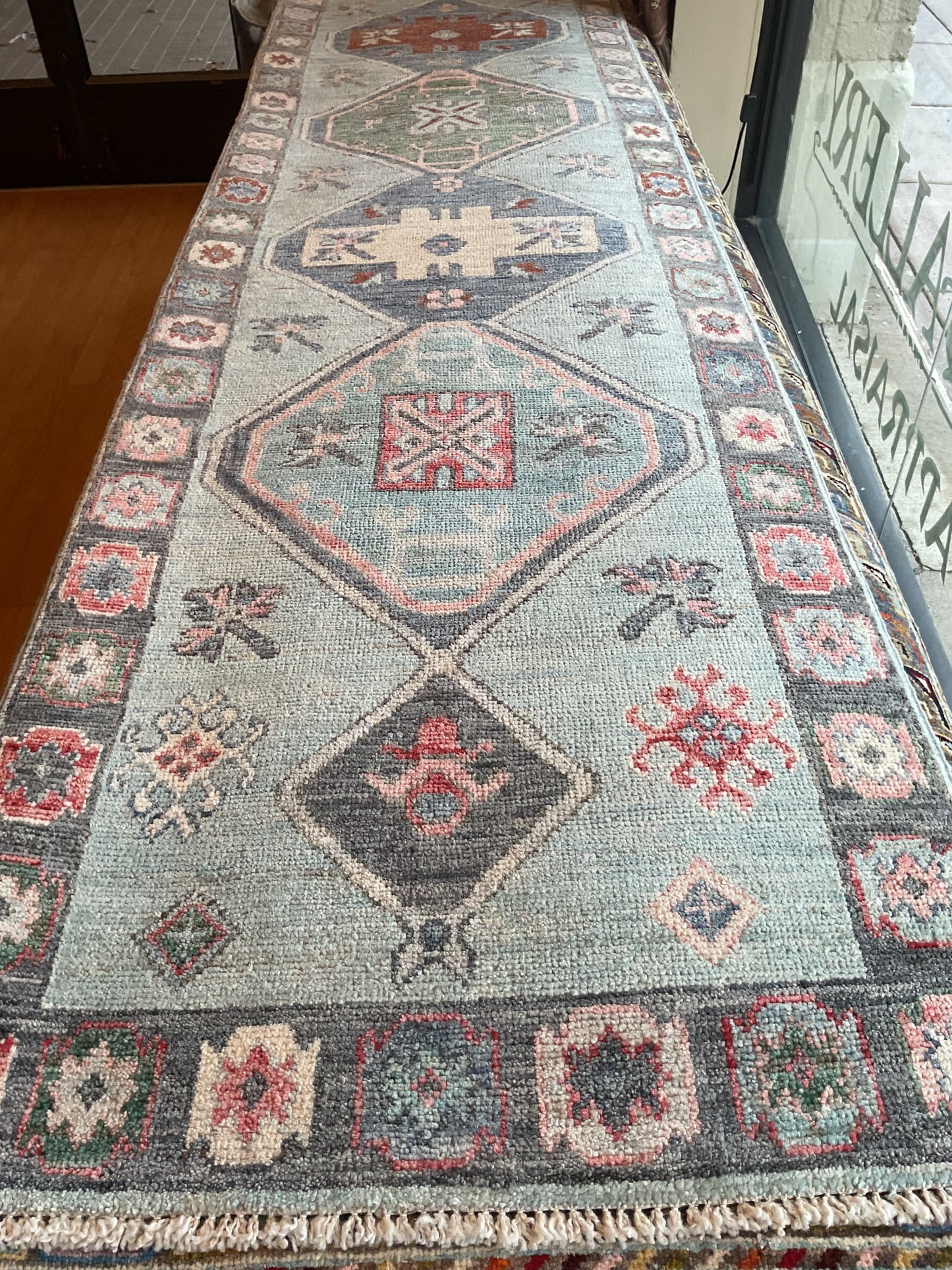 Afghan Oushak - 2.5x9.7 - 04127