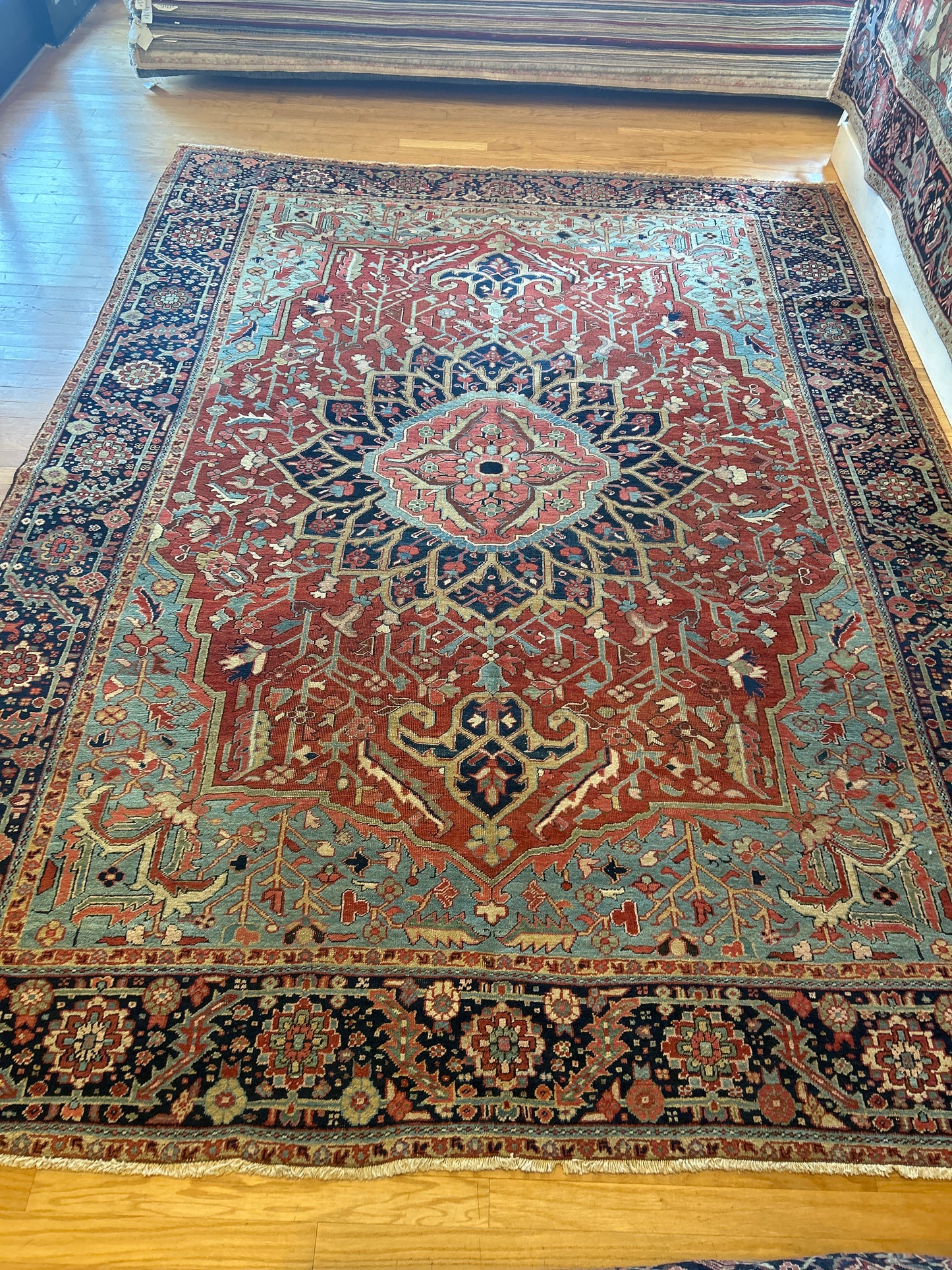 Persian Heriz - 9.5x12.8 - 594773