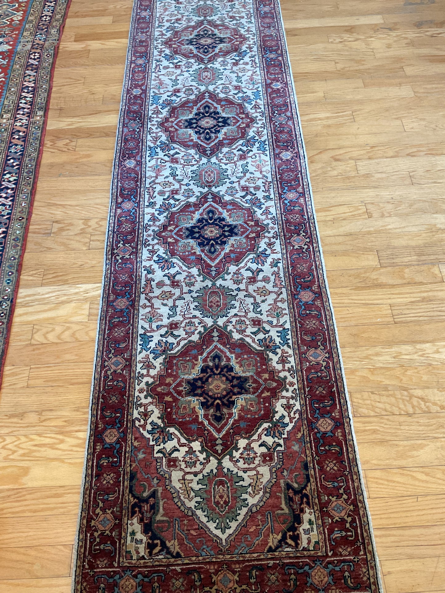 Indian Heriz Serapi - 2.7x11.10 - 40514