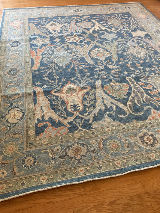 Afghan Oushak - 8x2x9.8 - 107399