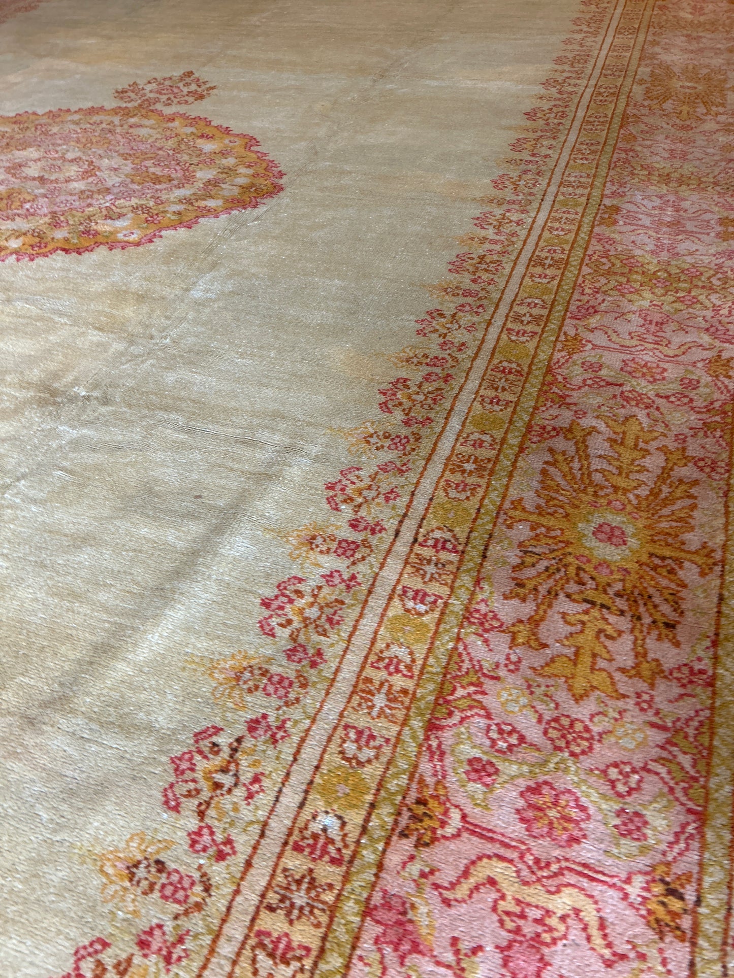 Turkish Oushak - 11.7x15.3 - 11994Haley