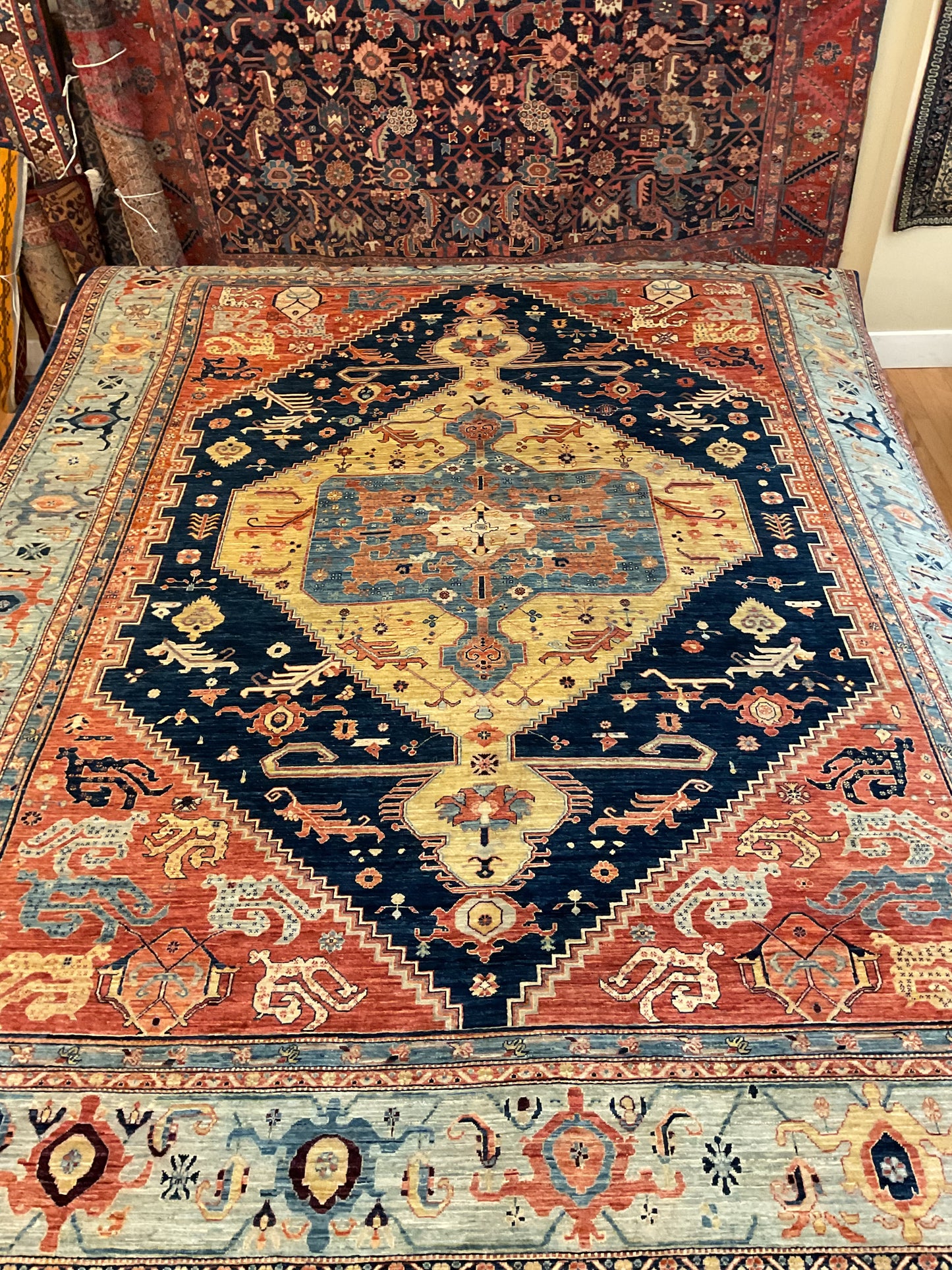 Afghan Serapi - 9.2x11.9 - 82609