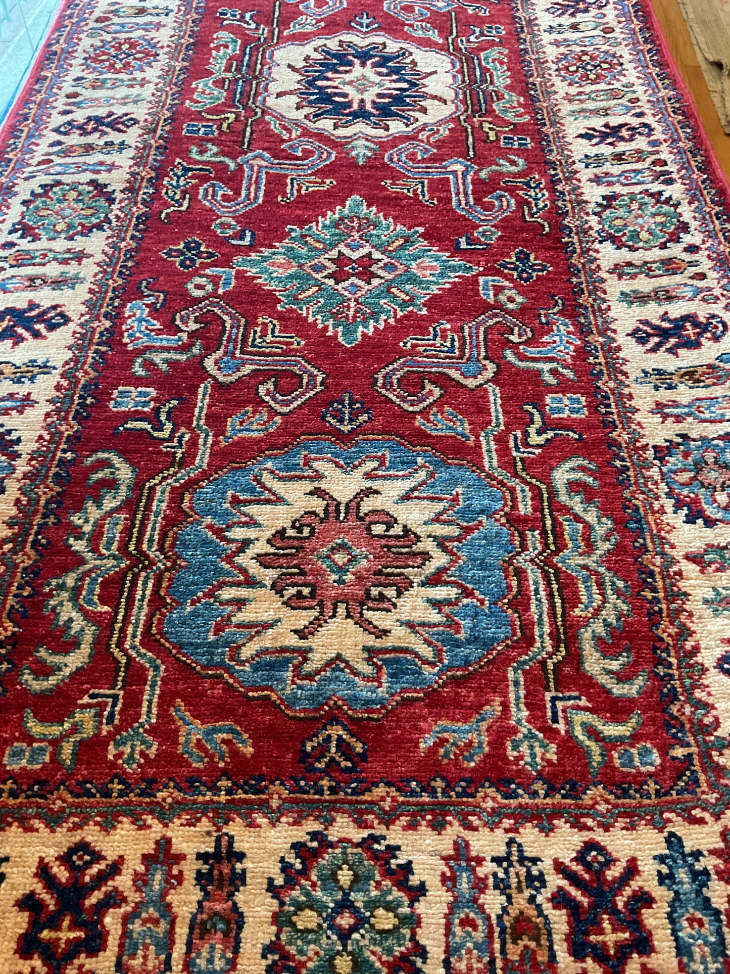 Afghan Kazak - 2.6x10.5 - 31073