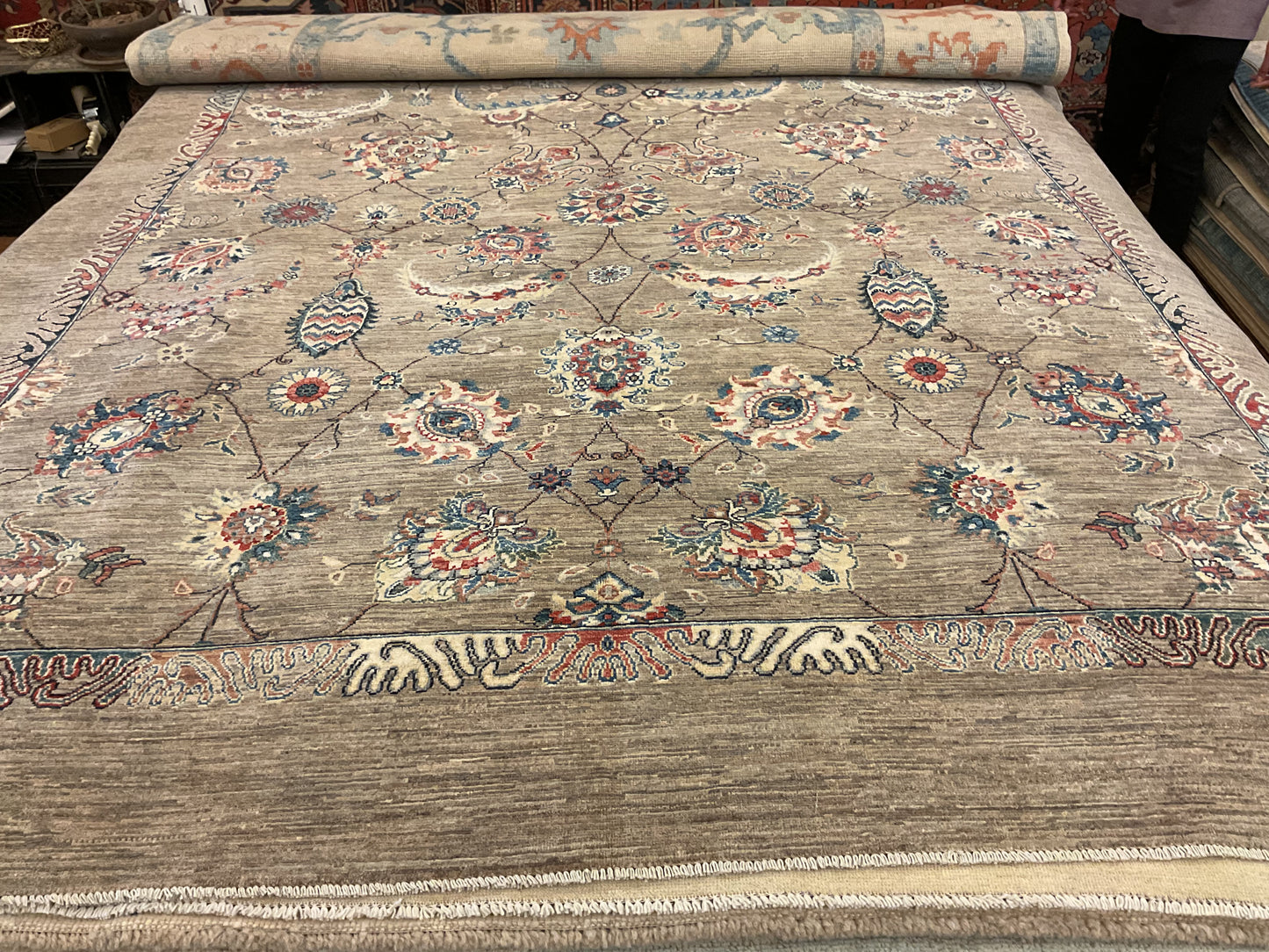 Afghan Peshawar Mohal - 8.5x9.8 - 1741