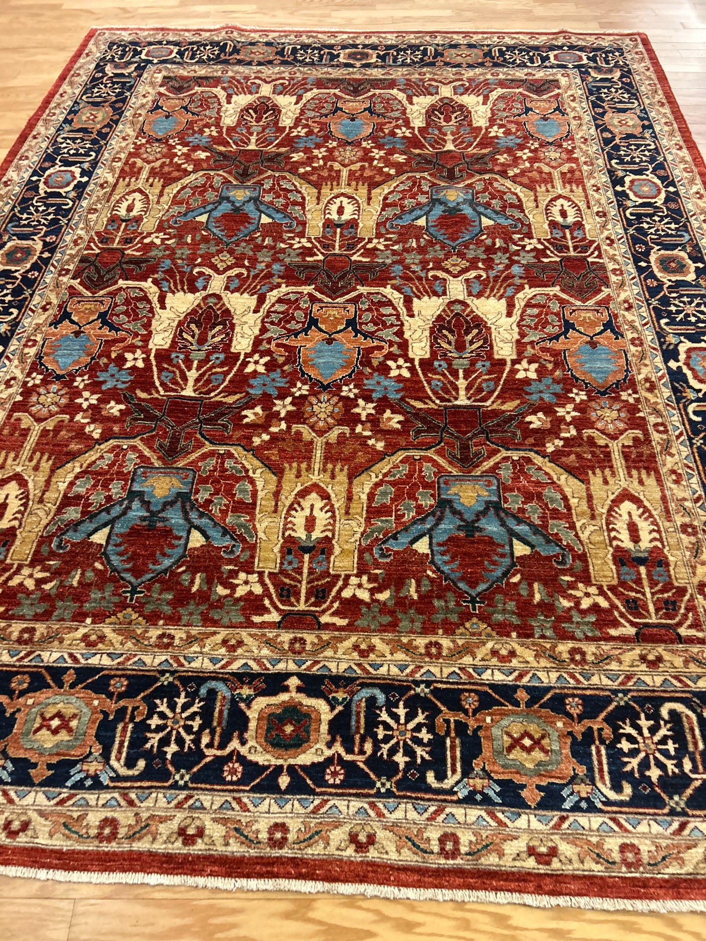 Afghan Heriz - 8.10x11.8 - FA331261