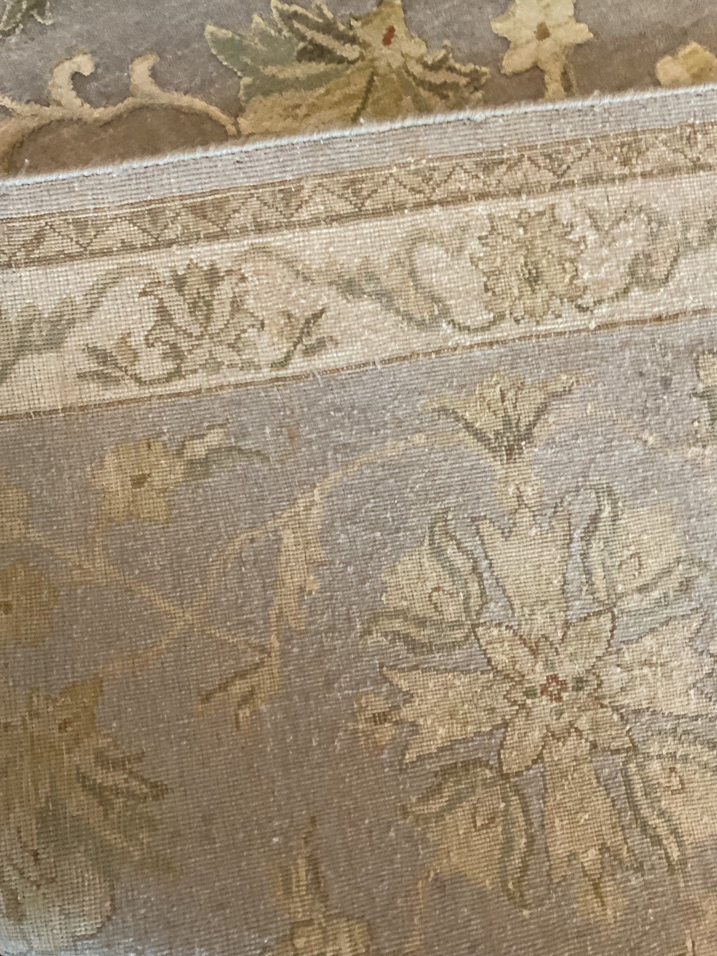 Indian Agra Jaipur W/silk - 9.11x14.1 - 124004