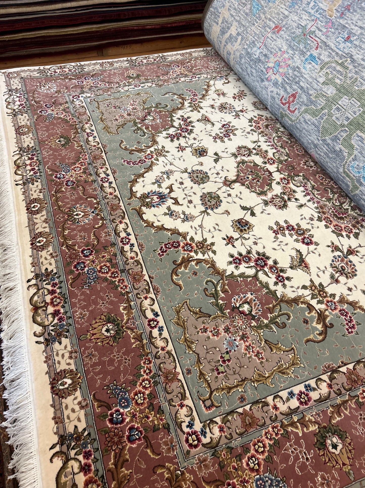 Sino Tabriz W/silk - 7.10x9.9 - 048600047