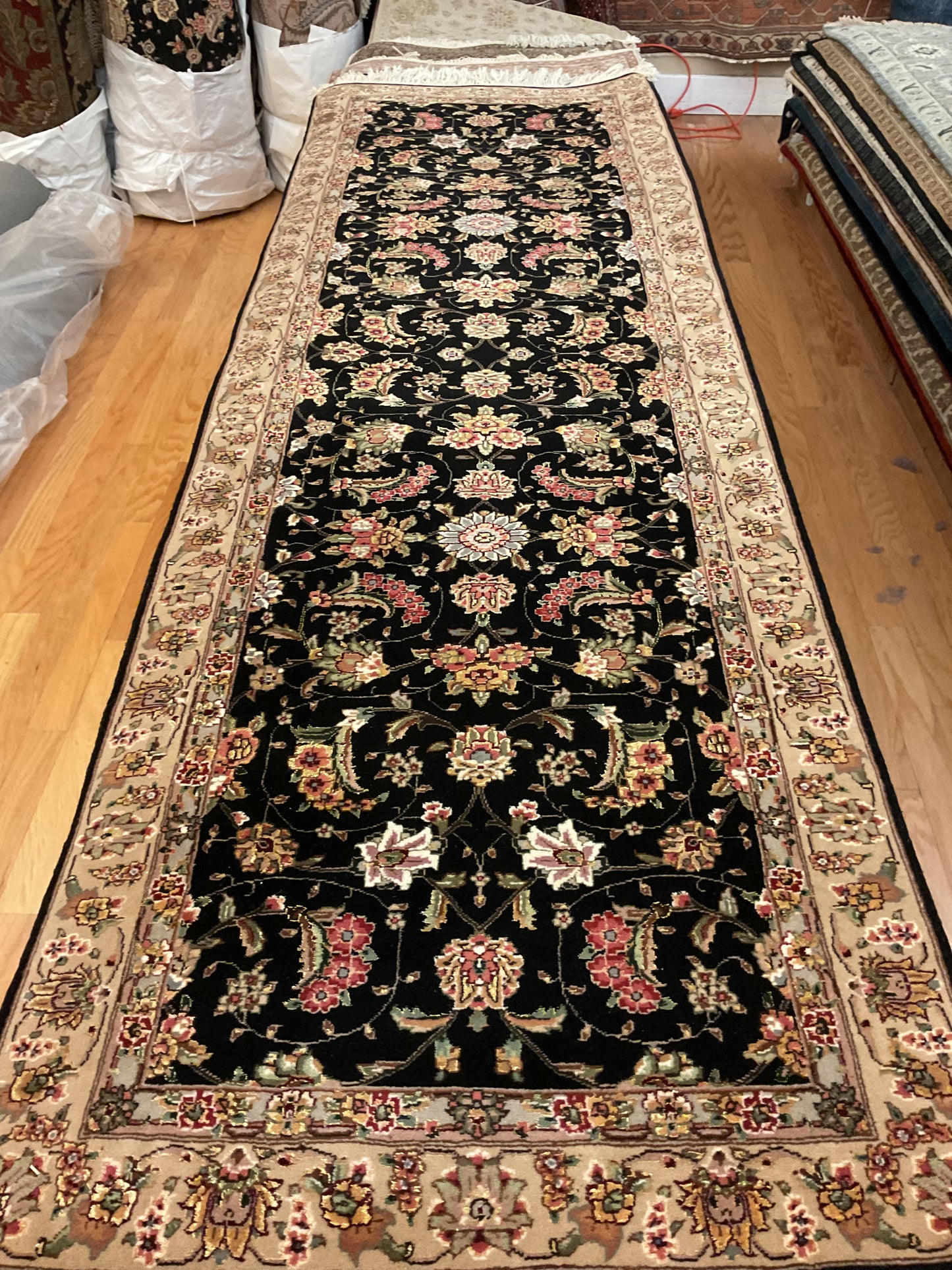 Sino Tabriz W/silk - 2.7x8.0 - 113641