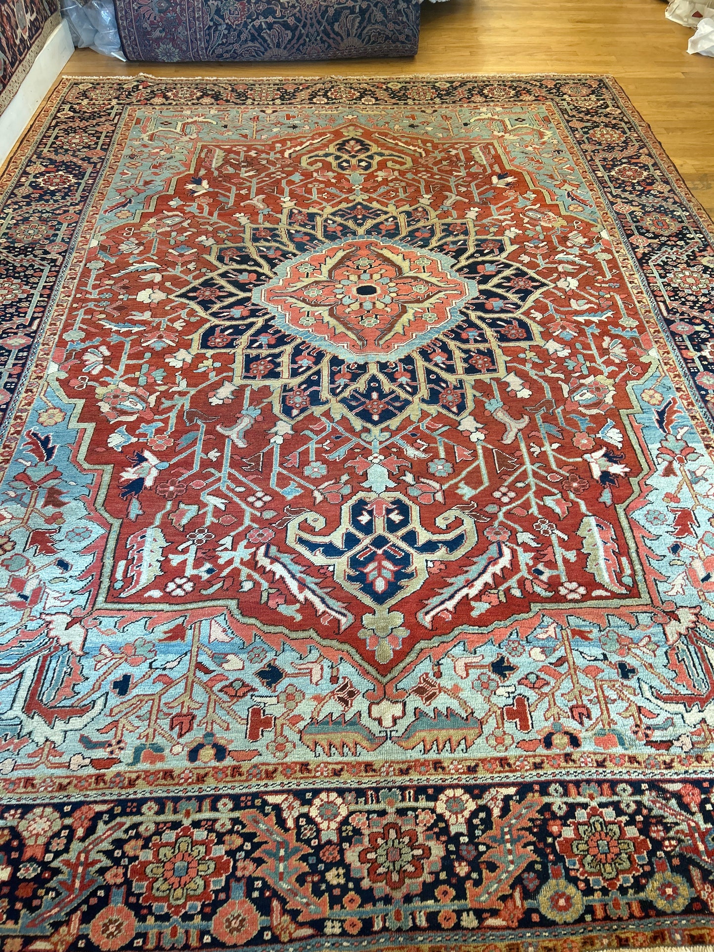 Persian Heriz - 9.5x12.8 - 594773