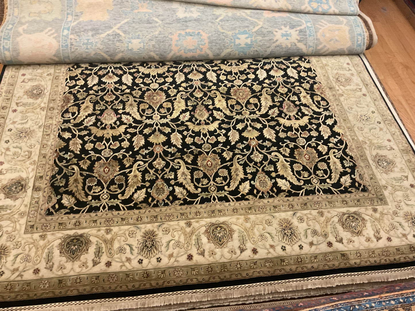 Indian Agra Jaipur W/silk - 8.8x11.6 - P6013