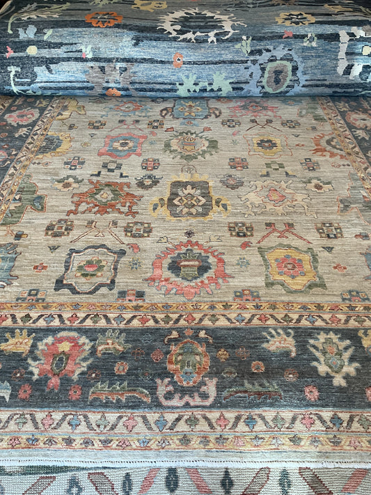 Afghan Oushak - 9.5x14.5 - 04538
