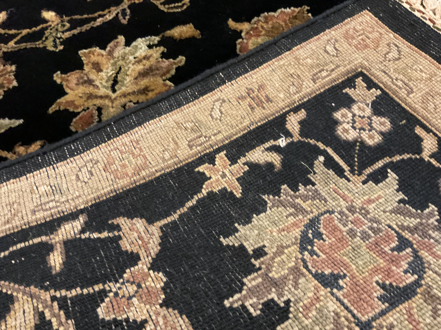 Indian Agra Jaipur W/silk - 7.11x9.10 - P6037