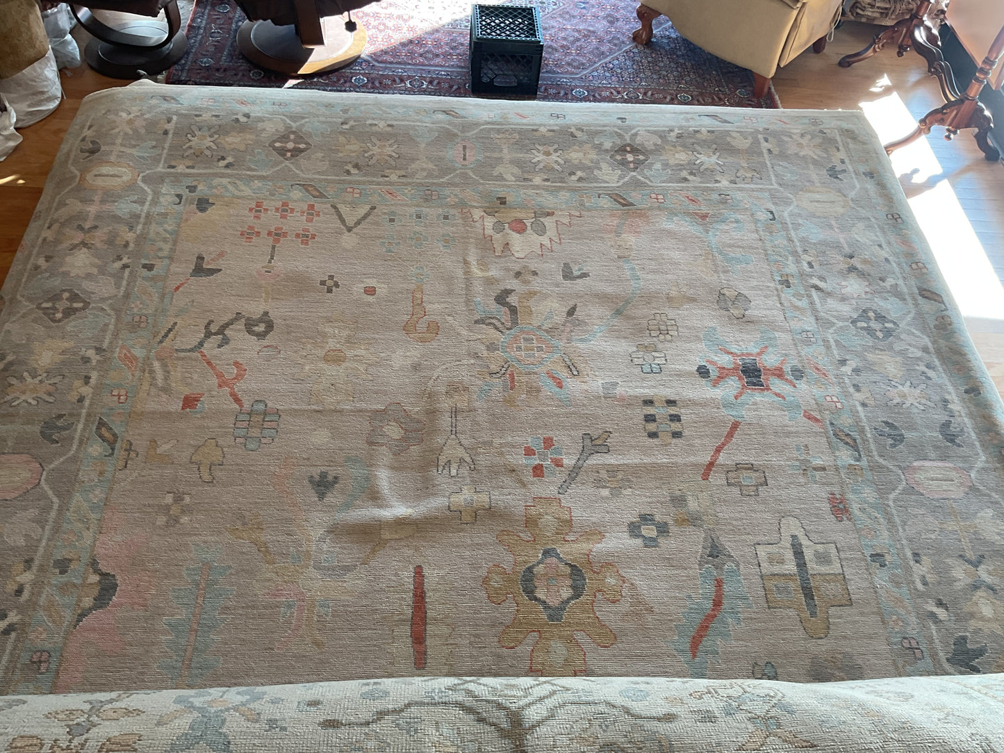Afghan Oushak - 10.5x13.9 - 114100
