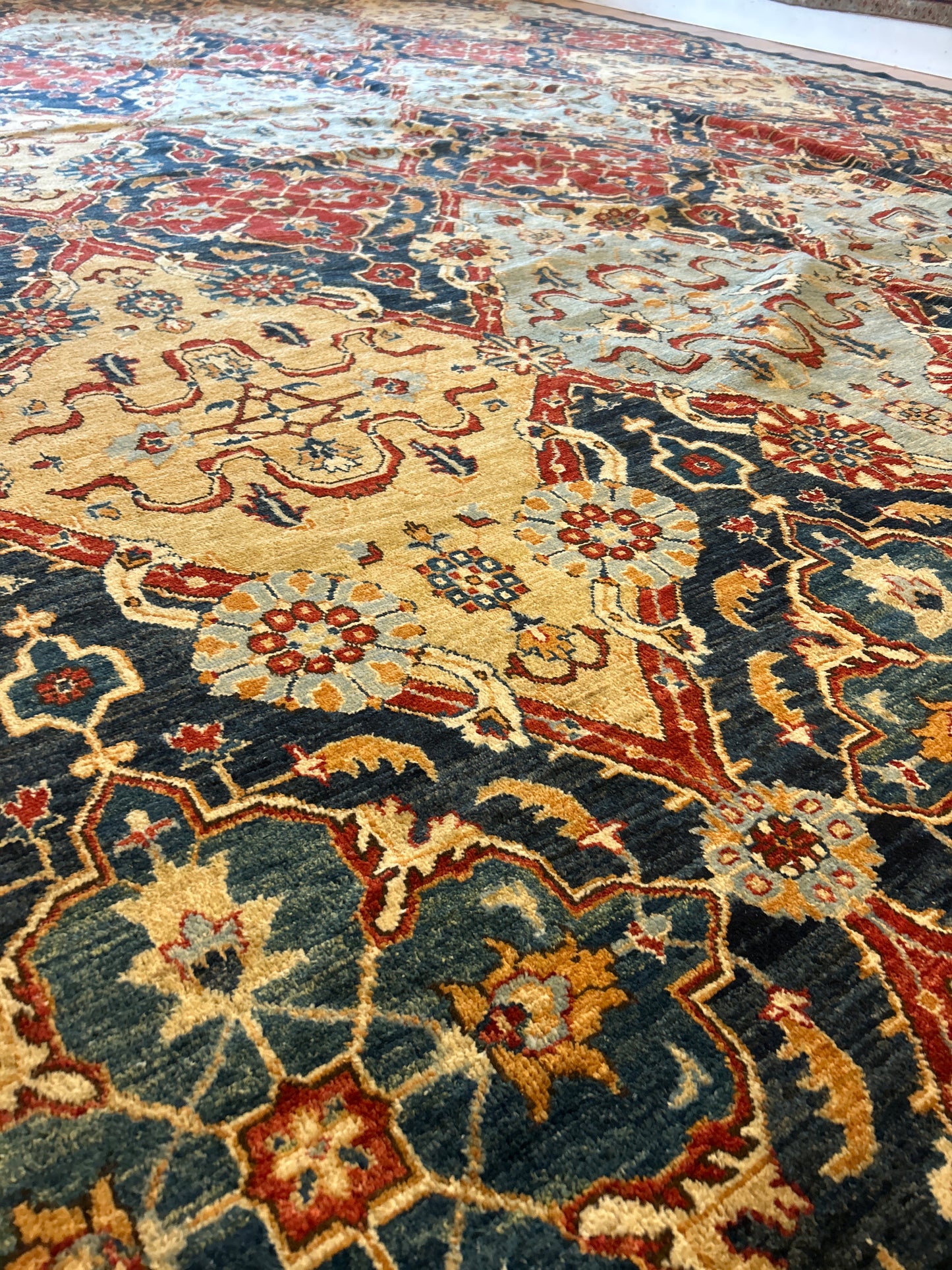 Pakistan Zigler Mohal - 11.6x17.3 - 1705-46