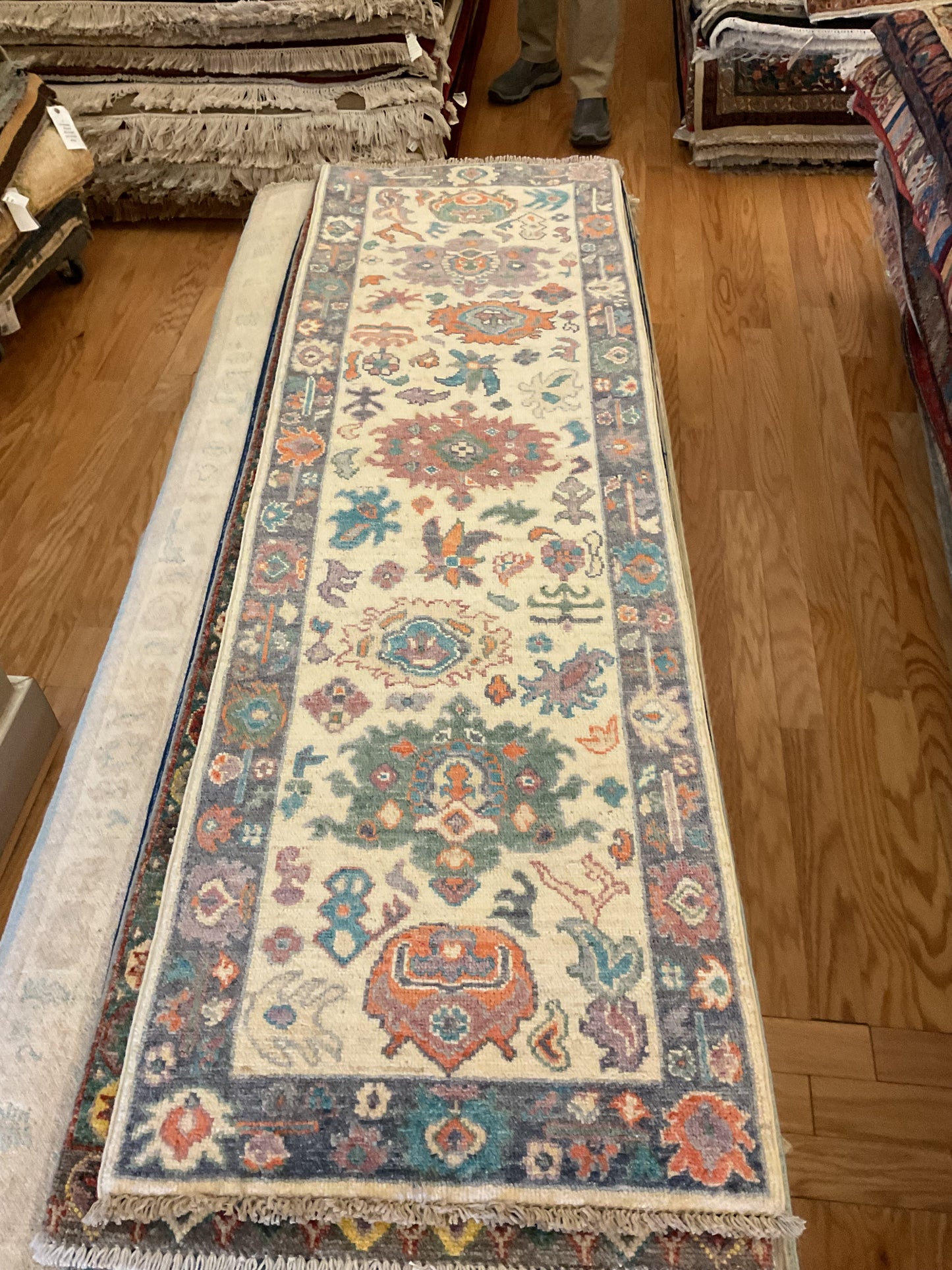 Afghan Oushak - 1.10x6.3 - 102313