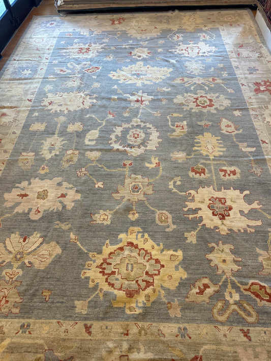 Pakistan Oushak - 12.1x18.1 - 396/291