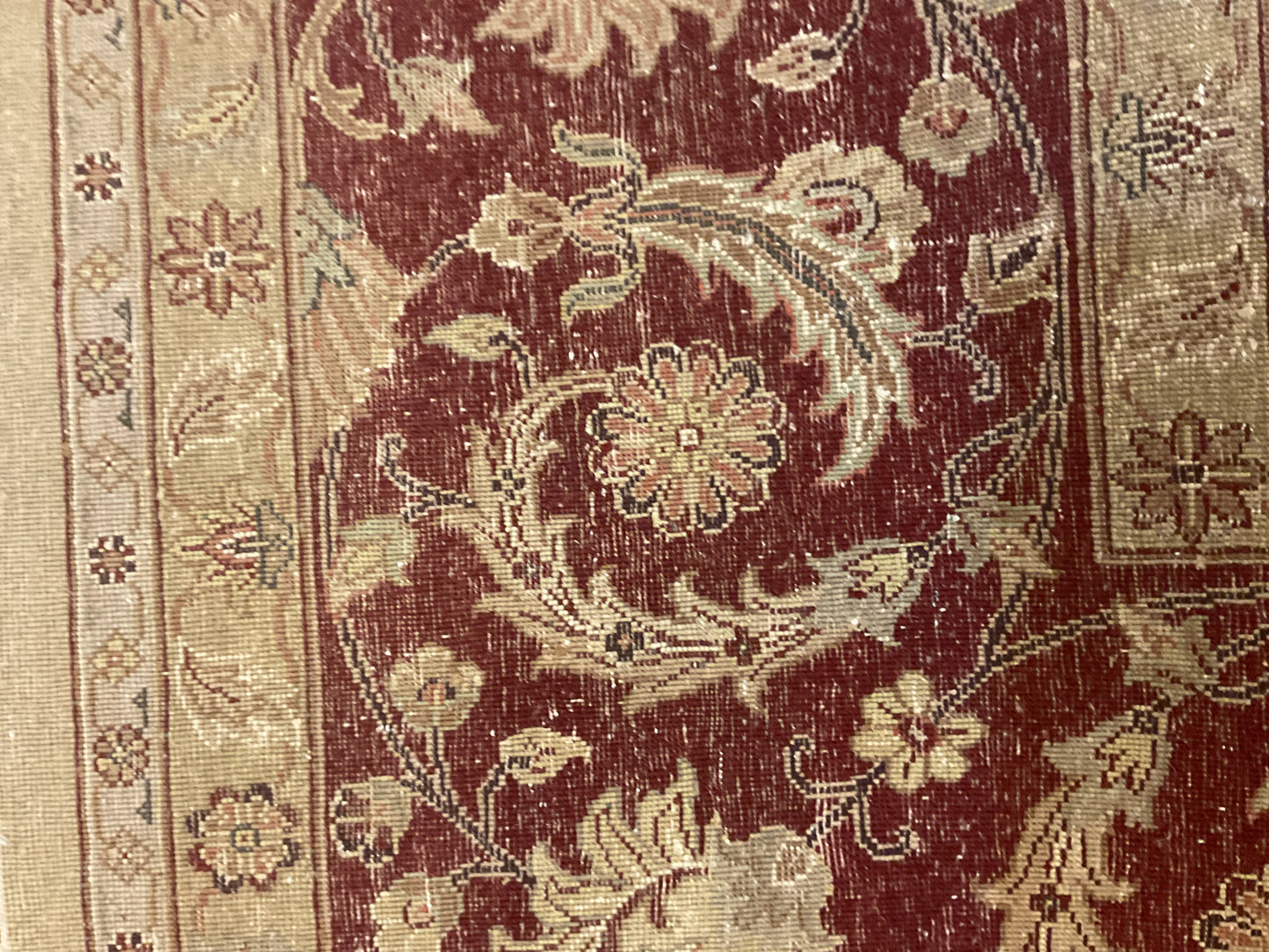 Indian Agra Jaipur W/silk - 8.9x11.10 - 25798