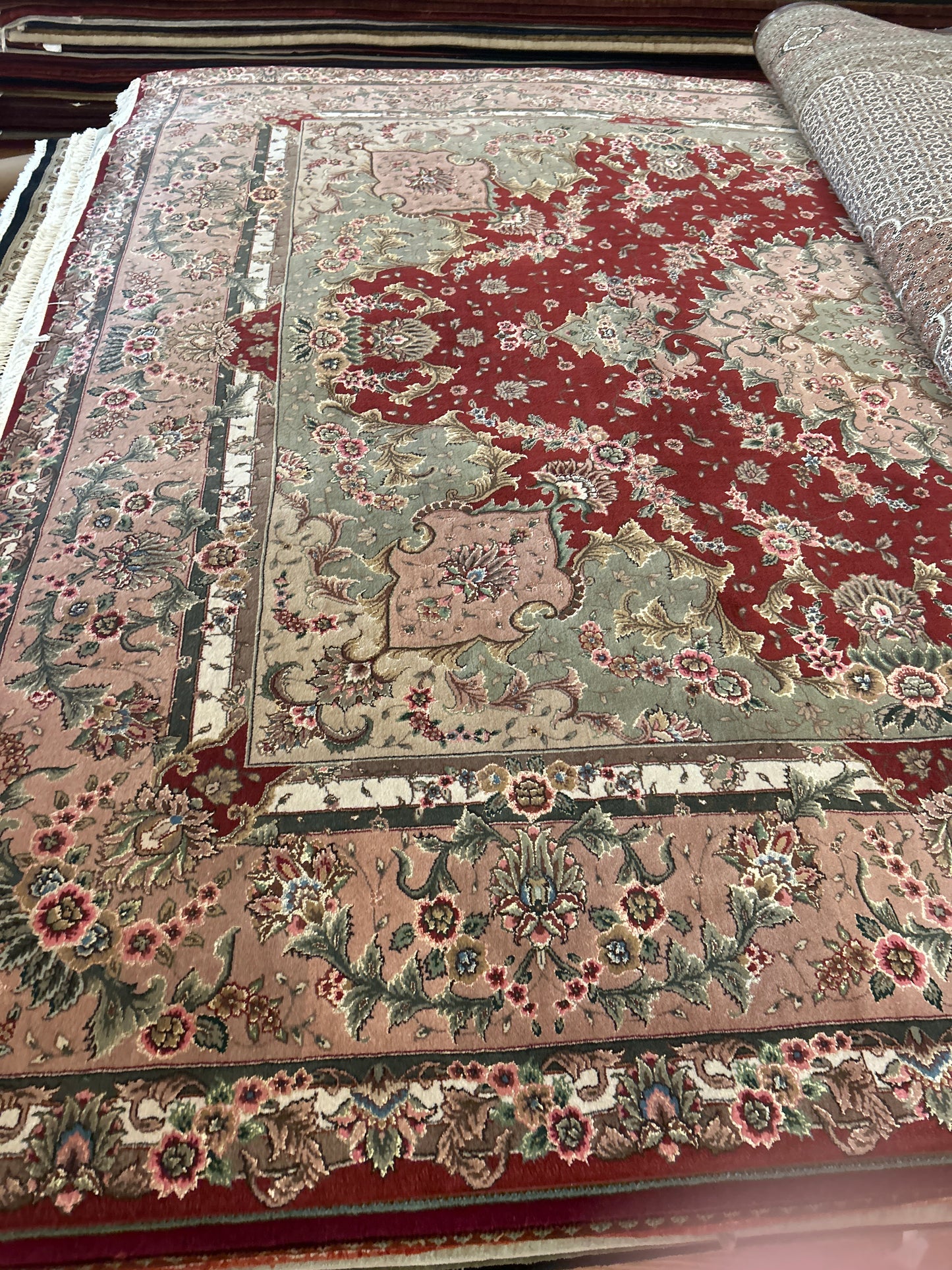 Sino Tabriz W/silk - 7.11x10.0 - E3360