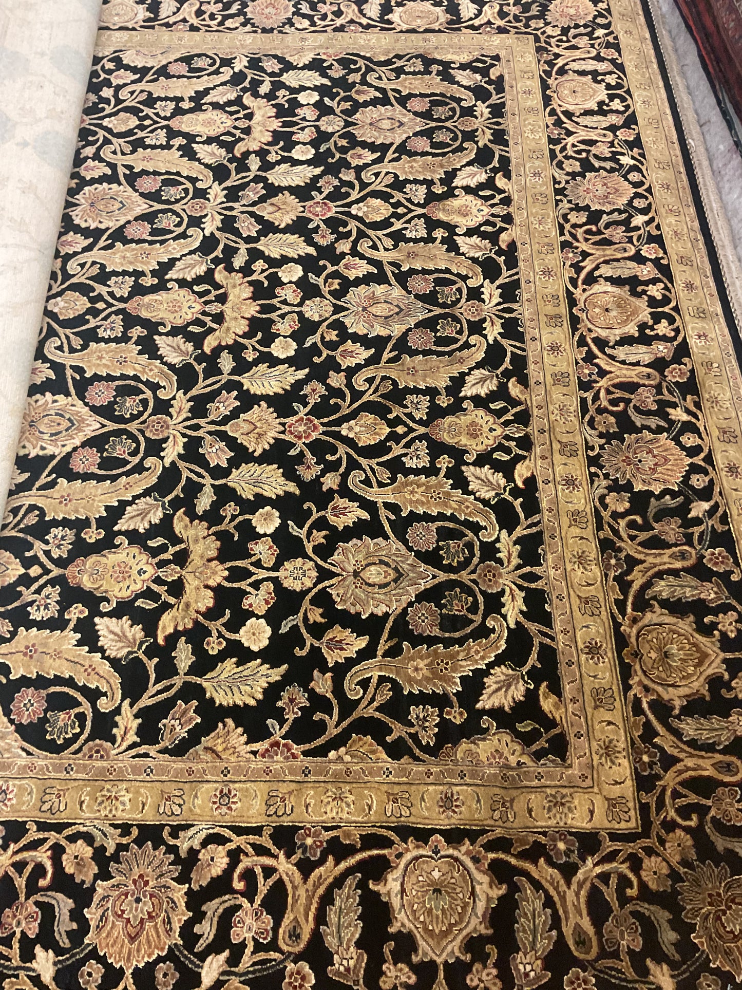 Indian Agra Jaipur W/silk - 8.6x11.10 - 78679