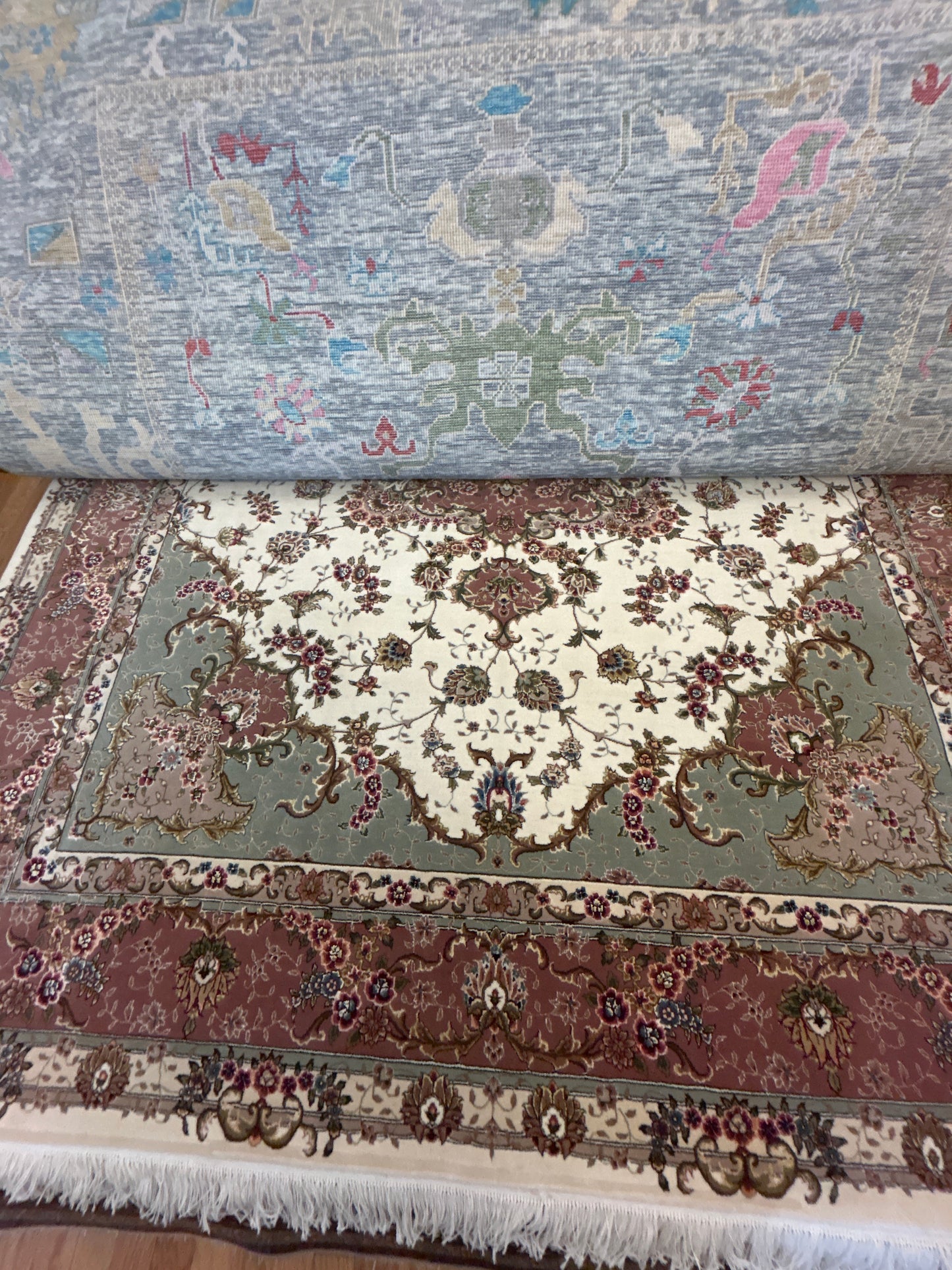 Sino Tabriz W/silk - 7.10x9.9 - 048600047