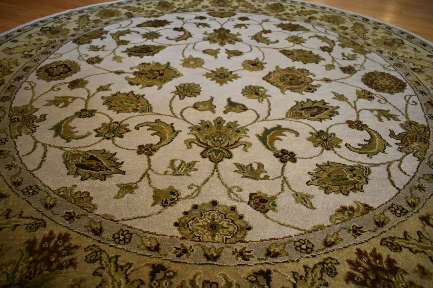 Indian Agra Jaipur W/silk - 5.10x5.11 - 68266