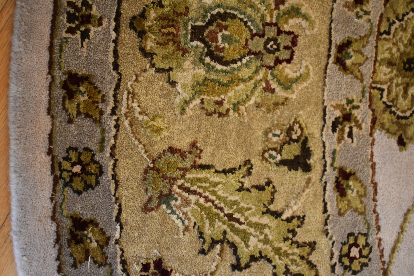 Indian Agra Jaipur W/silk - 5.10x5.11 - 68266