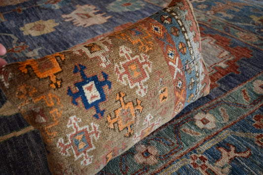 Persian Kurdish Pillow - 12"x20"