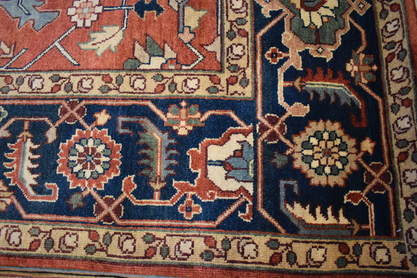 Indian Heriz - 9.0x12.0 - 5987