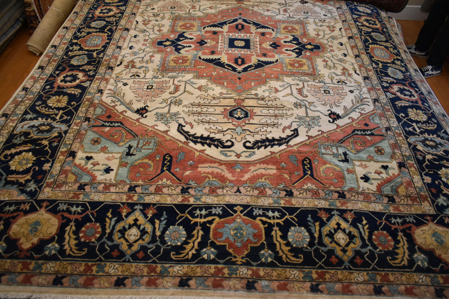 Indian Heriz Serapi - 8.9x11.11 - 5926