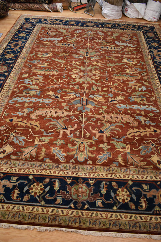 Indian Heriz Serapi - 9.11x13.10 - vpl368