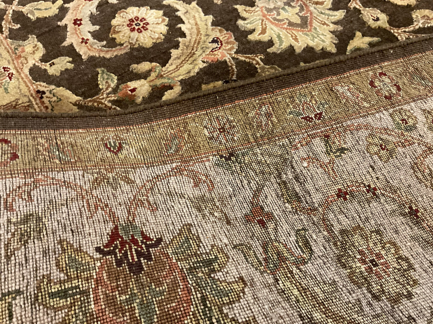 Indian Agra Jaipur W/silk - 7.11x9.9 - 69234