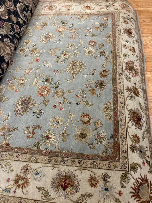 Indian Agra Jaipur W/silk - 8.0x10.0 - 110305