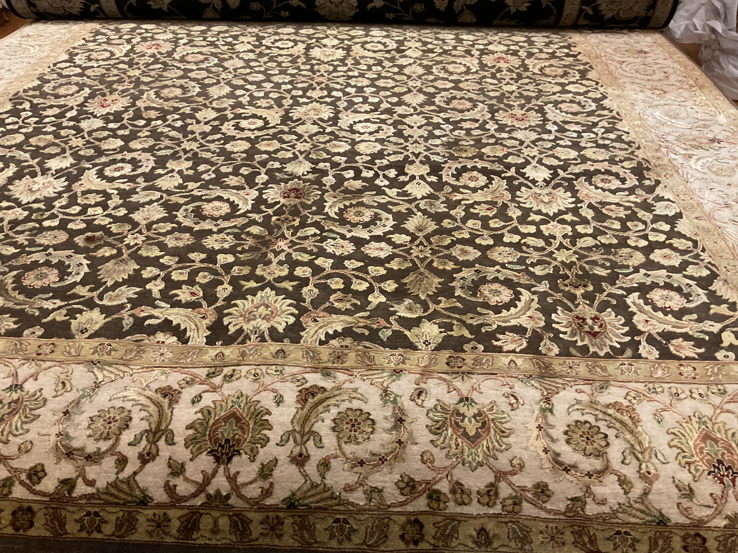 Indian Agra Jaipur W/silk - 7.11x9.9 - 69234