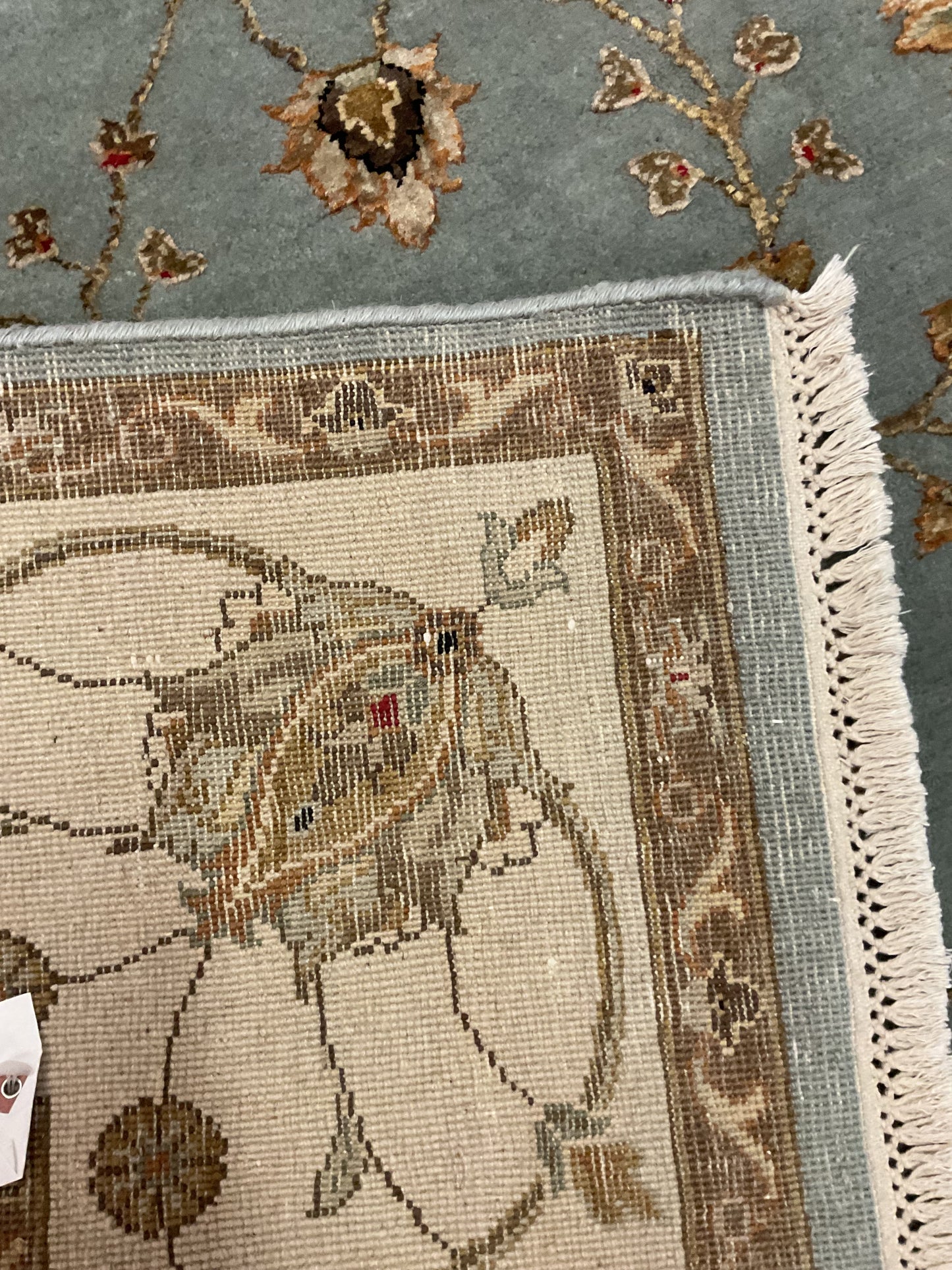 Indian Agra Jaipur W/silk - 5.10x9.1 - P6288