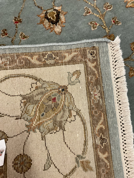 Indian Agra Jaipur W/silk - 5.10x9.1 - P6288