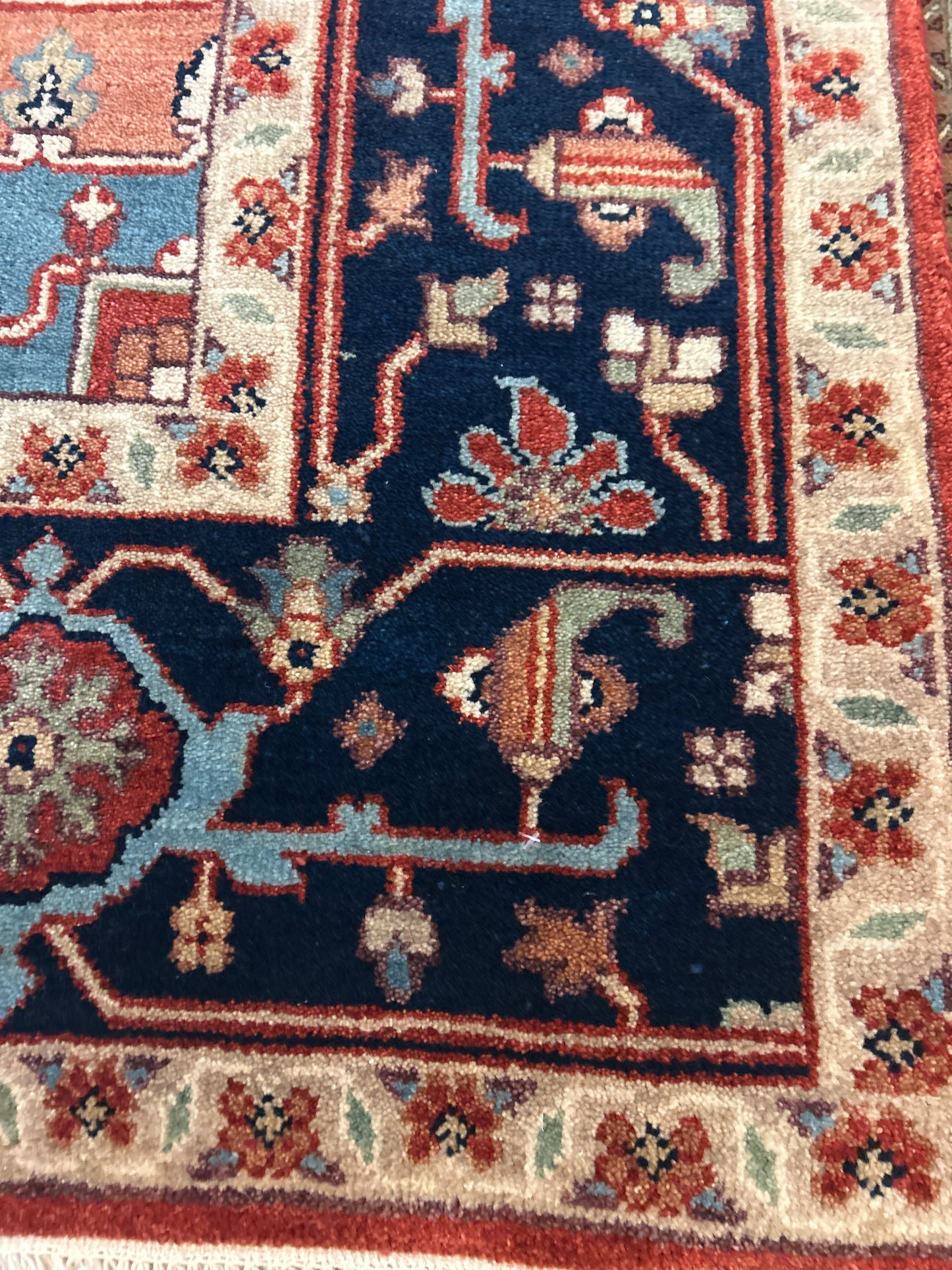 Indian Heriz - 7.10x9.10 - 5988