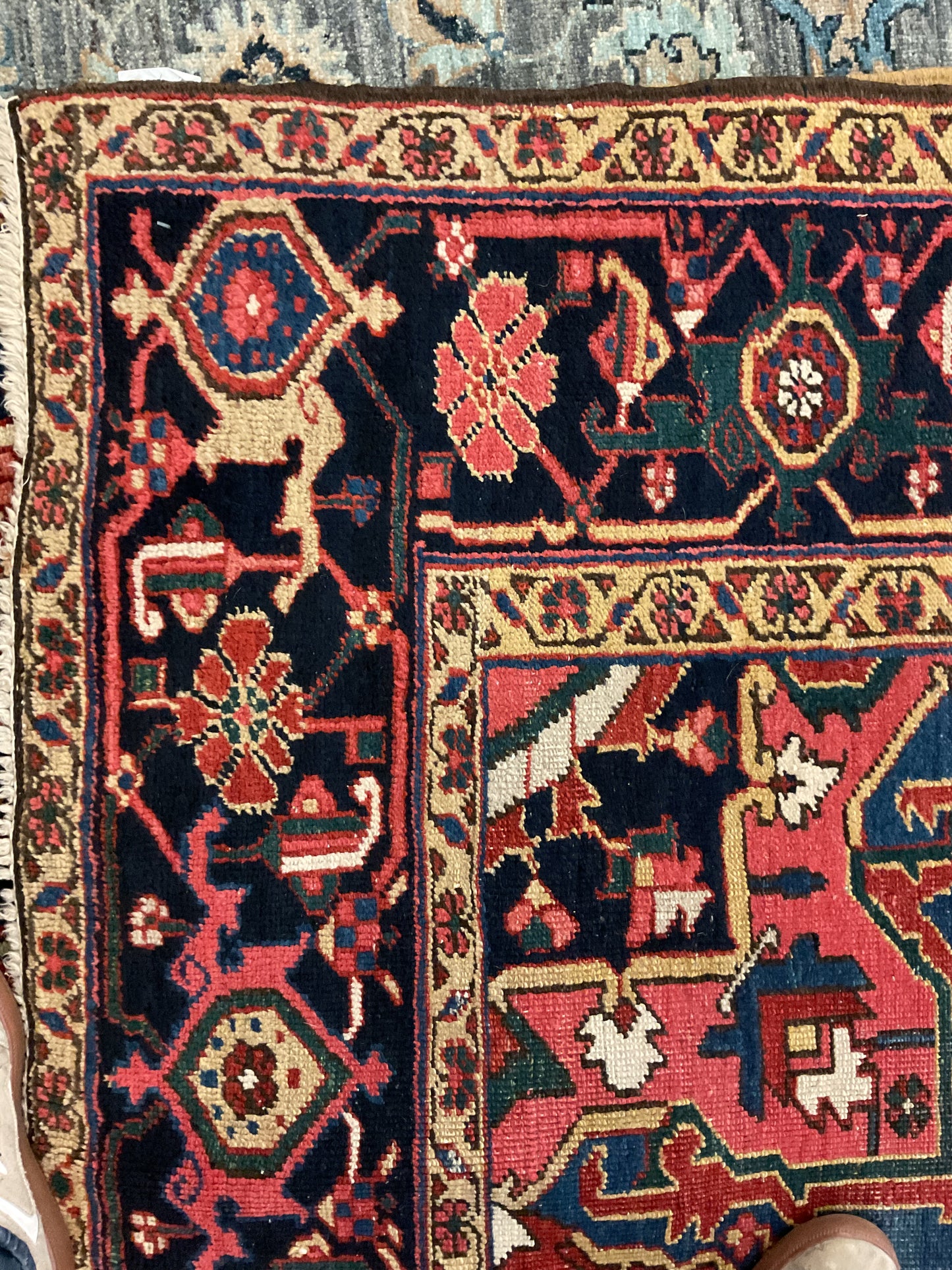 Persian Heriz - 7.11x11.9 - J5759