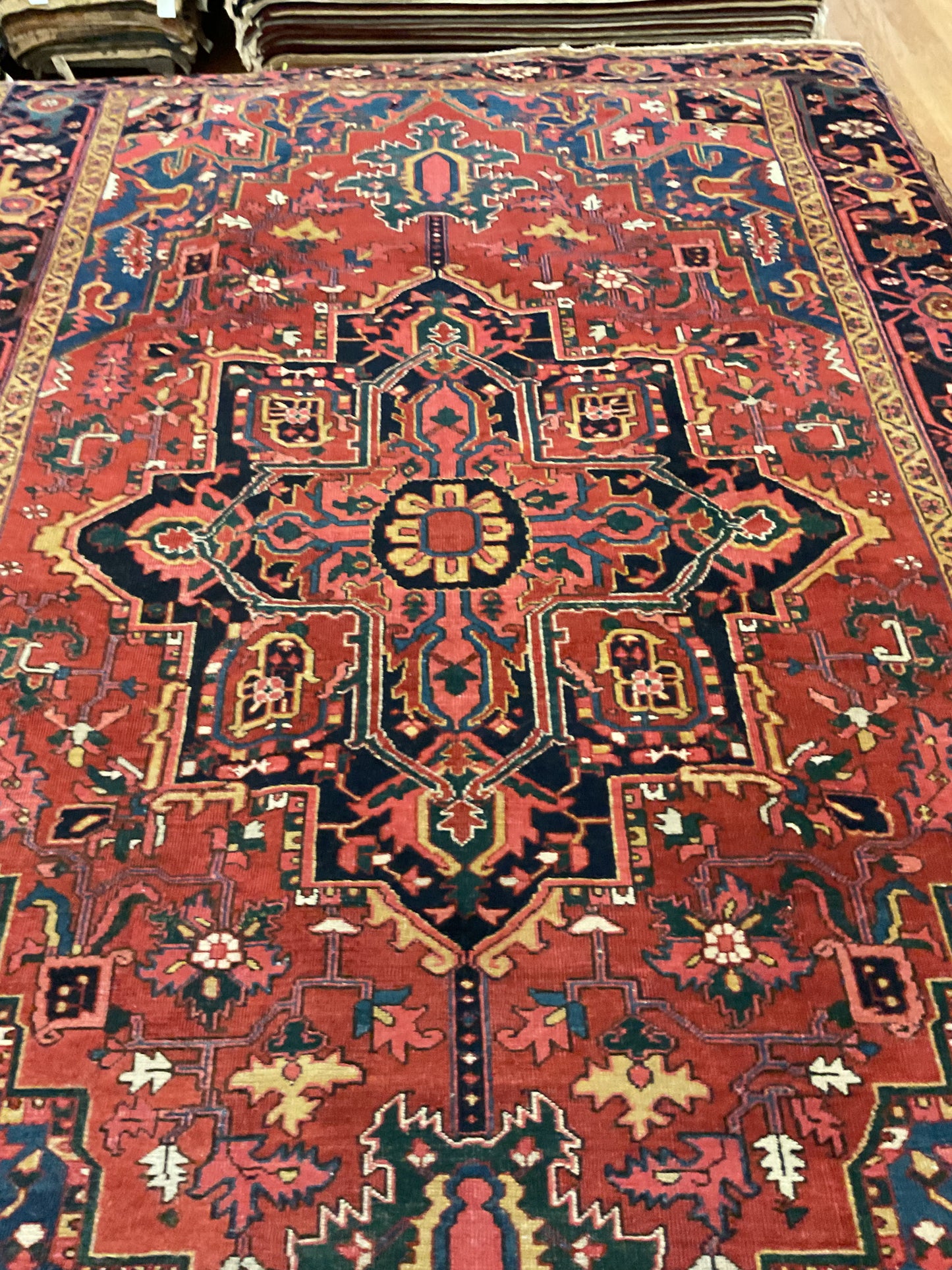 Persian Heriz - 7.11x11.9 - J5759