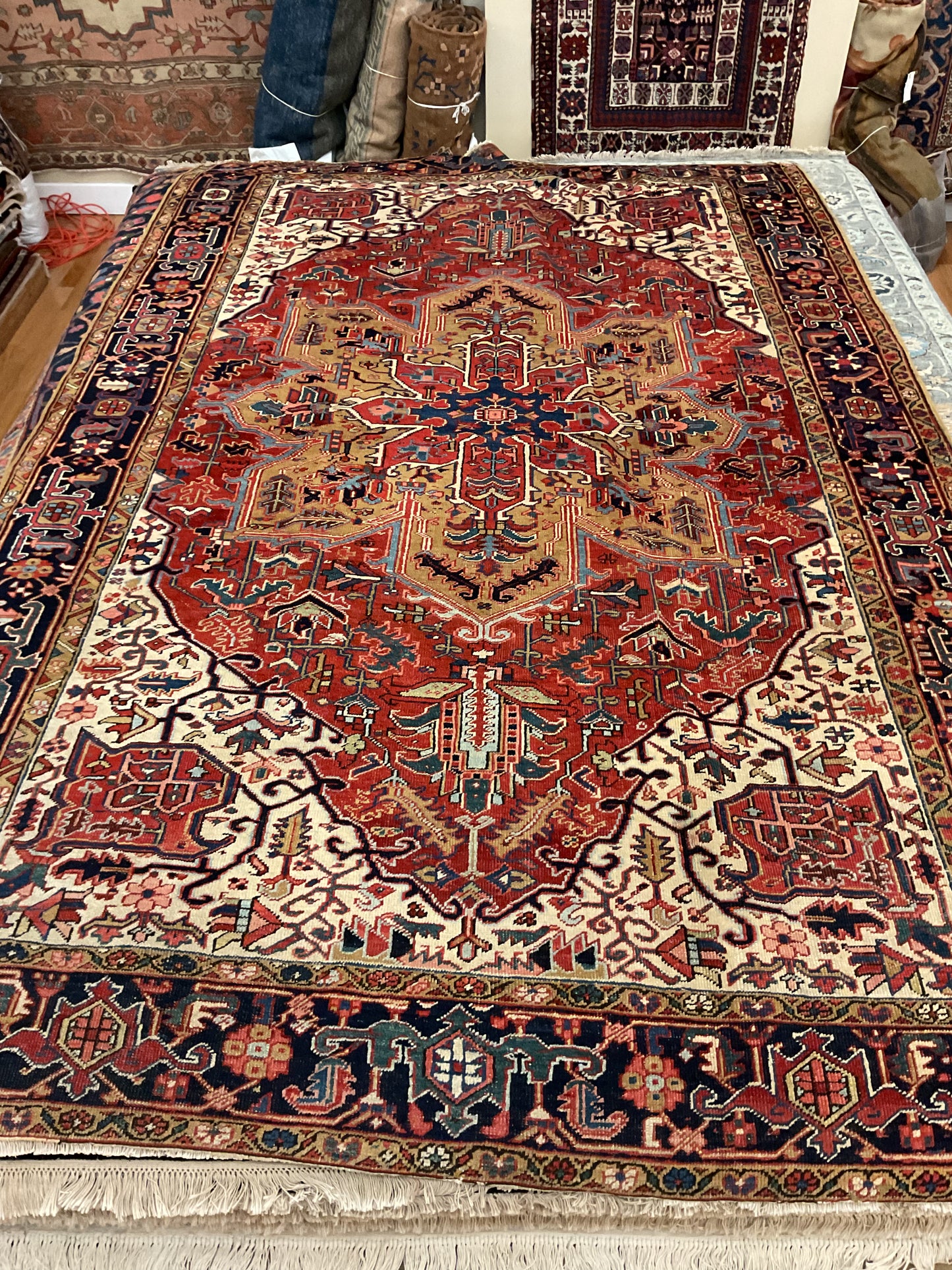 Persian Heriz - 8.0x12.0 - 117431