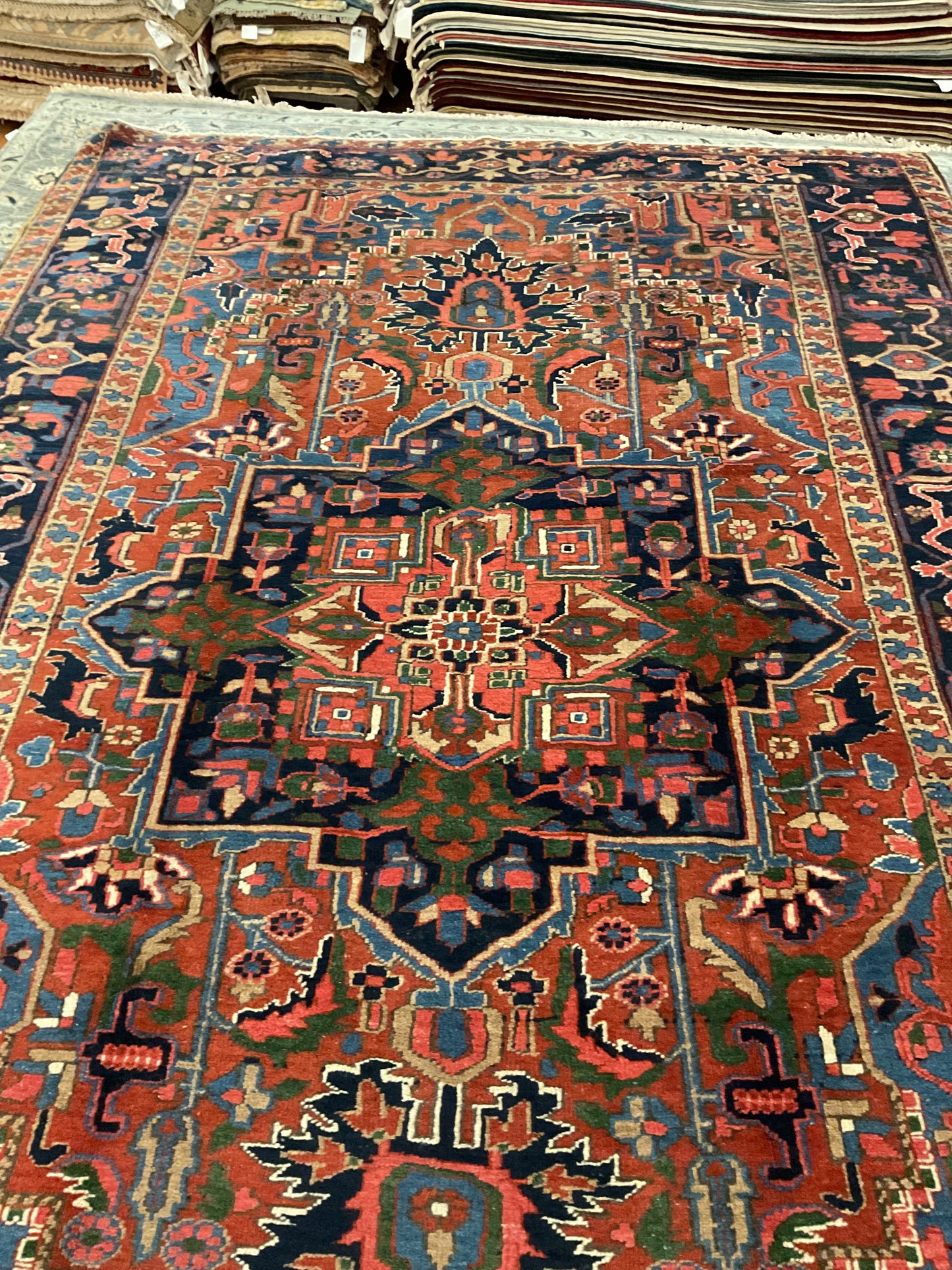 Persian Heriz - 8.1x11.7 - 119530