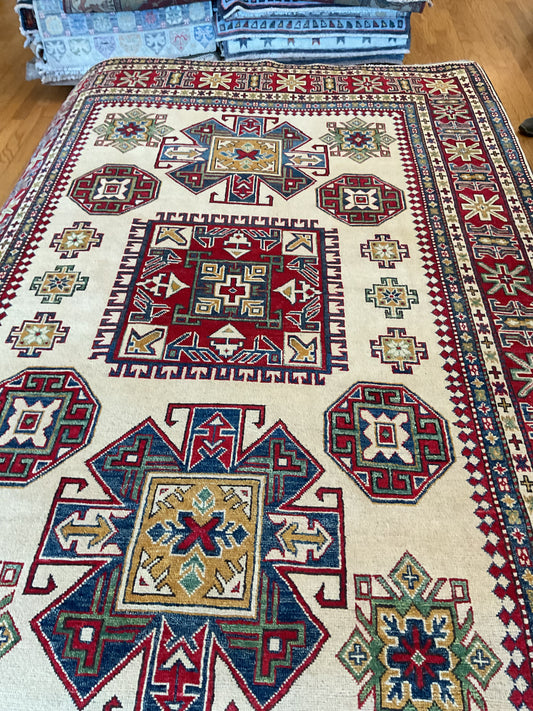 Afghan Kazak - 6.4x9.10 - 383